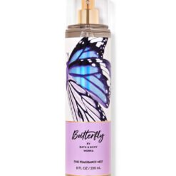 Flacon de Butterfly, brume parfumée framboise, iris et vanille aérienne sans parabènes