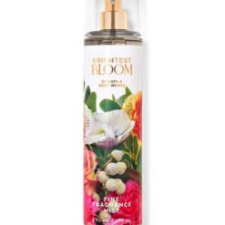 Flacon de Brightest Bloom, brume parfumée muguet, jasmin, œillet et cèdre sans parabènes